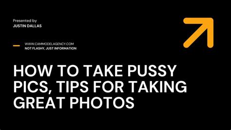 how to take pussy pictures